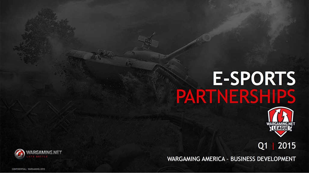 Envision Media Presentation of Wargaming e-Sports Partnerships